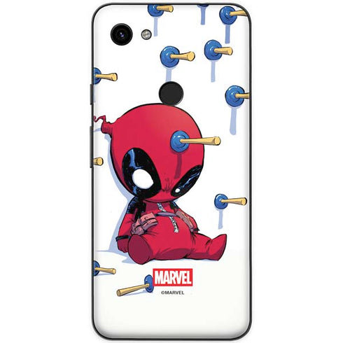Marvel Deadpool Babypool Playing Google Pixel 3a XL Skin